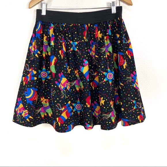 Hemet Dresses & Skirts - Hemet Pinup Mini Skirt Piñata Black Women’s Sz XL NWOT